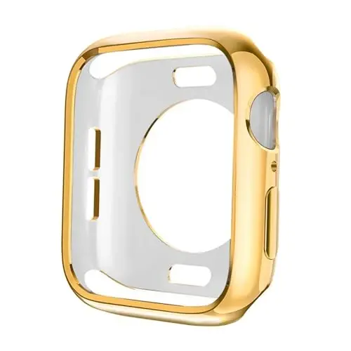BOTOMALL Compatible with Apple Watch Bumper Case 44mm Series 6/5/4, SE 3/2/1 Soft Flexible TPU Thin Lightweight Protective Cover for iWatch [NO Front Screen Protector] - 6