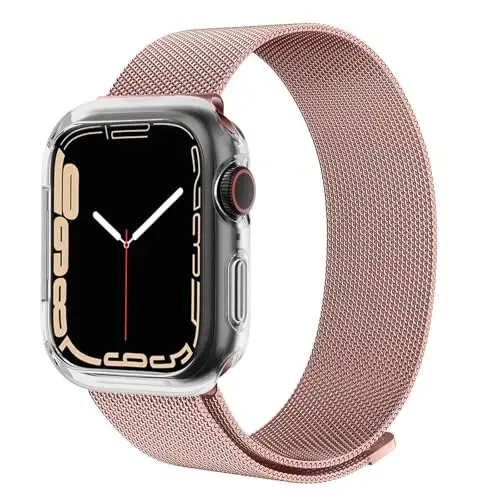 BOTOMALL Compatible with Apple Watch Bumper Case 46mm Series 11(2025)/10 Soft Flexible TPU Thin Lightweight Protective Cover for iWatch [NO Front Screen Protector] - 4