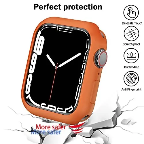 BOTOMALL Compatible with Apple Watch Bumper Case 40mm Series 6/5/4, SE 3/2/1 Soft Flexible TPU Thin Lightweight Protective Cover for iWatch [NO Front Screen Protector] - 5