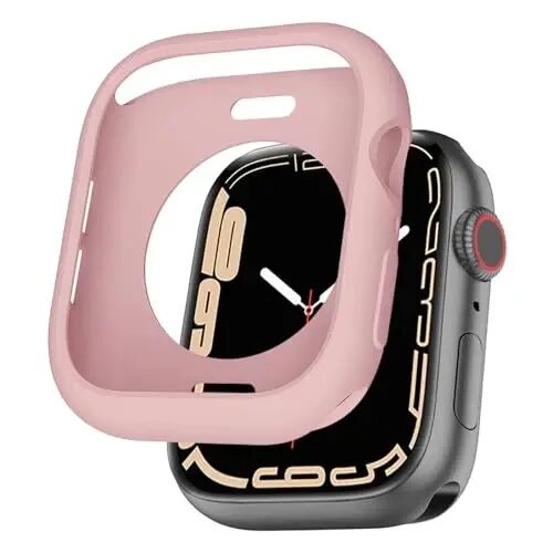 BOTOMALL Apple Watch Bumper Kılıfı ile Uyumlu 45mm Seri 9/8/7 Yumuşak Esnek TPU İnce Hafif Koruyucu iWatch Kılıfı [Ön Ekran Koruyucu Yok] - BOTOMALL
