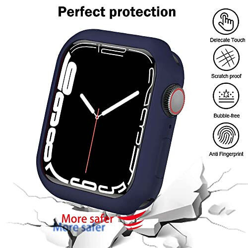BOTOMALL Apple Watch ile Uyumlu Tampon Kılıf 38mm Serisi 3 2 Yumuşak Esnek TPU İnce Hafif Koruyucu Kılıf iWatch İçin [Ön Ekran Koruyucu Yok] - 3