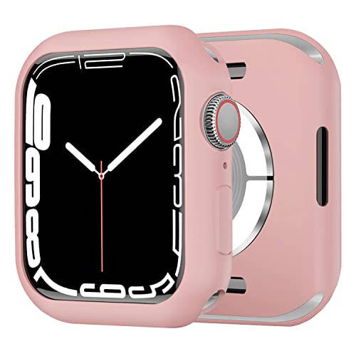 BOTOMALL Compatible with Apple Watch Bumper Case 41mm Series 9/8/7 Soft Flexible TPU Thin Lightweight Protective Cover for iWatch [NO Front Screen Protector] - 1