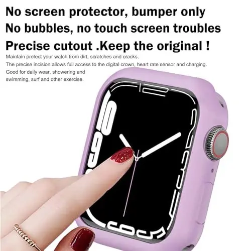 BOTOMALL Compatible with Apple Watch Bumper Case 38mm Series 3/2 Soft Flexible TPU Thin Lightweight Protective Cover for iWatch [NO Front Screen Protector] - BOTOMALL (1)