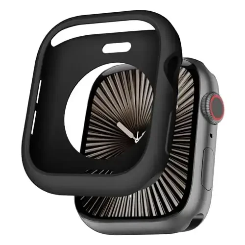 BOTOMALL Compatible with Apple Watch Bumper Case 40mm Series 6/5/4, SE 3/2/1 Soft Flexible TPU Thin Lightweight Protective Cover for iWatch [NO Front Screen Protector] - 1