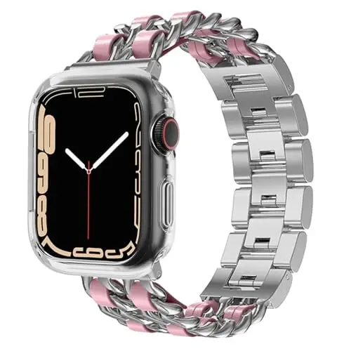 BOTOMALL Compatible with Apple Watch Bumper Case 41mm Series 9/8/7 Soft Flexible TPU Thin Lightweight Protective Cover for iWatch [NO Front Screen Protector] - 5