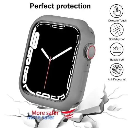 BOTOMALL Compatible with Apple Watch Bumper Case 42mm Series 11(2025)/10 Soft Flexible TPU Thin Lightweight Protective Cover for iWatch [NO Front Screen Protector] - 4