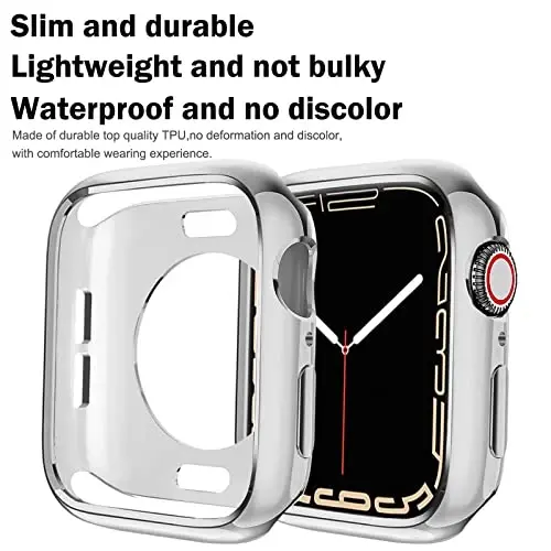 BOTOMALL Apple Watch Tampon Kılıfı 42mm Seri 3/2 ile Uyumlu Yumuşak Esnek TPU İnce Hafif Koruyucu iWatch Kılıfı [Ön Ekran Koruyucu Yok] - BOTOMALL (1)