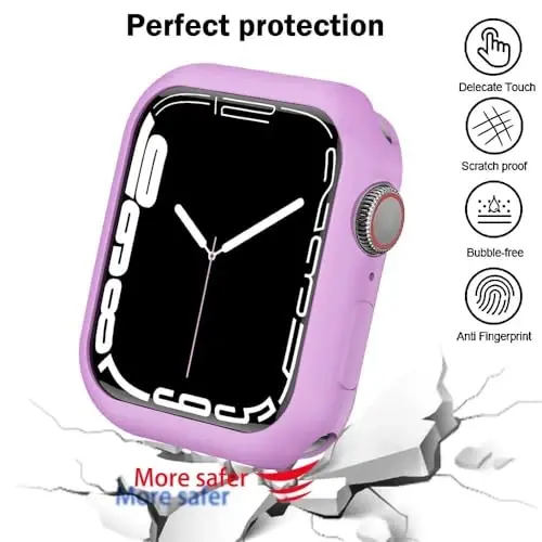 BOTOMALL Compatible with Apple Watch Bumper Case 46mm Series 11(2025)/10 Soft Flexible TPU Thin Lightweight Protective Cover for iWatch [NO Front Screen Protector] - 4