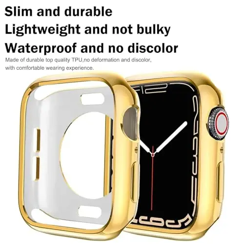 BOTOMALL Compatible with Apple Watch Bumper Case 46mm Series 11(2025)/10 Soft Flexible TPU Thin Lightweight Protective Cover for iWatch [NO Front Screen Protector] - 3