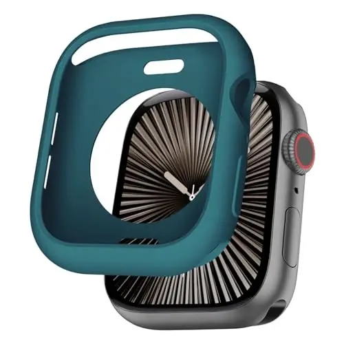 BOTOMALL Compatible with Apple Watch Bumper Case 40mm Series 6/5/4, SE 3/2/1 Soft Flexible TPU Thin Lightweight Protective Cover for iWatch [NO Front Screen Protector] - 1