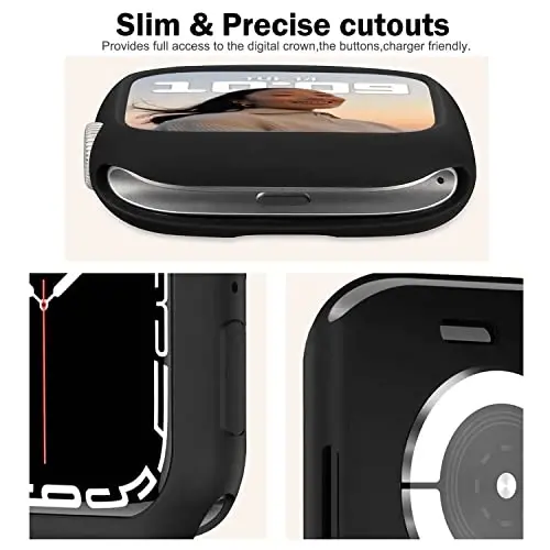 BOTOMALL Compatible with Apple Watch Bumper Case 38mm Series 3/2 Soft Flexible TPU Thin Lightweight Protective Cover for iWatch [NO Front Screen Protector] - 4