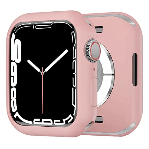 BOTOMALL Compatible with Apple Watch Bumper Case 41mm Series 9 Series 8 Series 7 Soft Flexible TPU Thin Lightweight Protective Cover for iWatch [NO Front Screen Protector] 