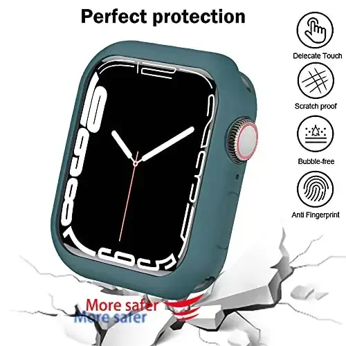 BOTOMALL Compatible with Apple Watch Bumper Case 42mm Series 11(2025)/10 Soft Flexible TPU Thin Lightweight Protective Cover for iWatch [NO Front Screen Protector] - 5