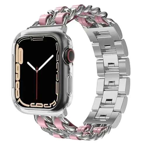 BOTOMALL Compatible with Apple Watch Bumper Case 45mm Series 9/8/7 Soft Flexible TPU Thin Lightweight Protective Cover for iWatch [NO Front Screen Protector] - 5