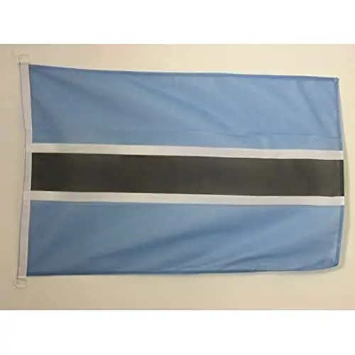 Botswana NAUTICAL Flag 18'' x 12'' - Botswanan flags 30 x 45 cm. - Banner 12x18 in for boat - AZ FLAG - AZ FLAG