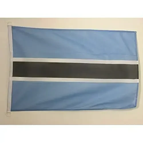 Botswana NAUTICAL Flag 18'' x 12'' - Botswanan flags 30 x 45 cm. - Banner 12x18 in for boat - AZ FLAG 