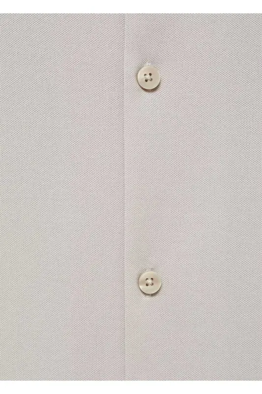 Боулинг воротник хлопок рубашка-серый - 4