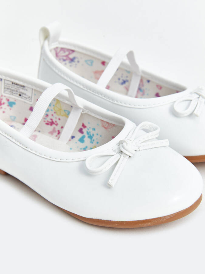 Bow Detailed Baby Girl Ballerina Flats - 3