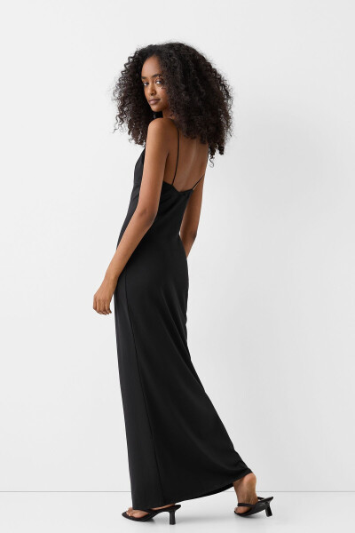 Bow-tied Strapless Midi Dress - 4