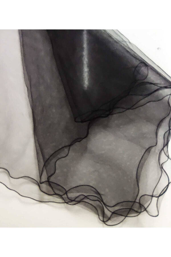 Бохча Сюсю, Нишан Бохча Сюсю, Капы Сюсю Тюлю, Догум Гюню Тюлю 150x150см Сияh - 1