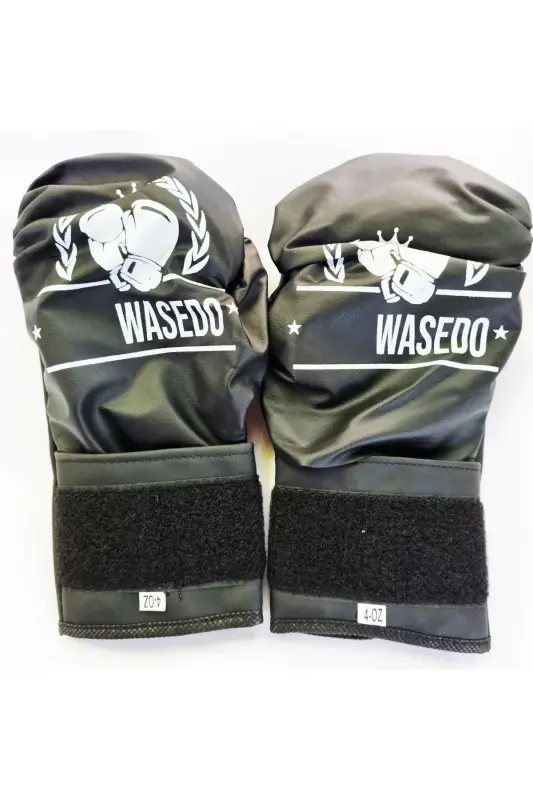 Boxing Glove OZ and Color Option Top Pocket Sleeveless-Black - 1