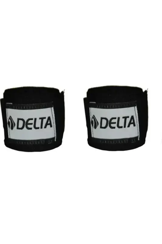 Boxing Kickboxing Muay Thai Sanda Hand Wrap 3.5 Meters x 2 Pieces-BLACK - DELTA
