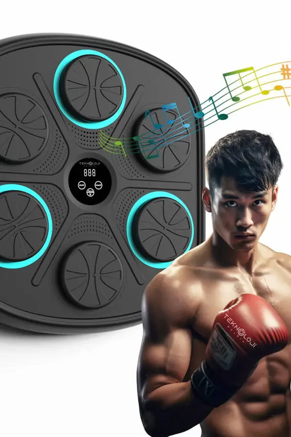 Boxing Training Machine RGB Music Bluetooth Speaker Young Adult Boxing Exercise Gloves Gift - 6