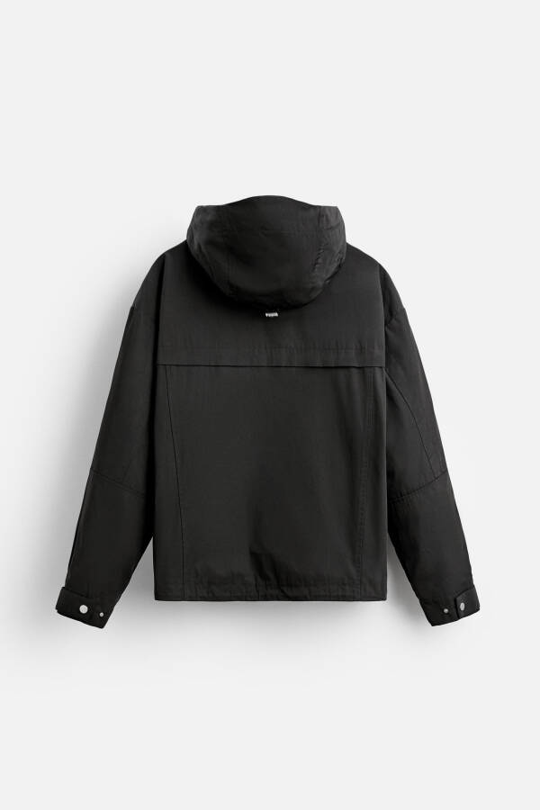 BOXY FIT TECHNICAL PARKA - Black - 22