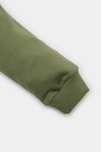 Boy Baby Bicycle Neck Basic Plain Sweatshirt A7343A525SP - 3