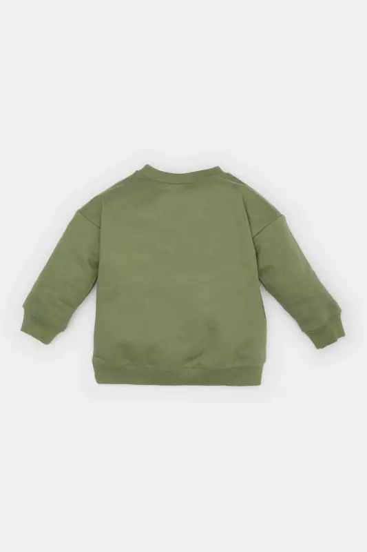 Boy Baby Bicycle Neck Basic Plain Sweatshirt A7343A525SP - 5