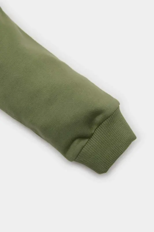 Boy Baby Bicycle Neck Basic Plain Sweatshirt A7343A525SP - 3