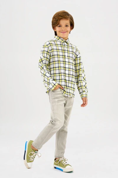 Boy Washed Gray Jeans - PANÇO