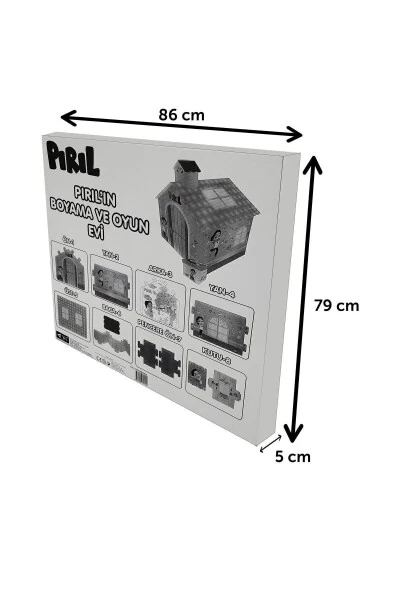 Bo'yalmali Bolalar O'yin Uyi - O'yinchoq Qutisi - 5