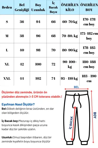 Boyalı Gri Paçası Lastikli Erkek Eşofman 4821-Boyalı Gri - 3