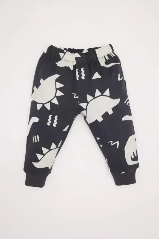 Boys' 2-Piece Dinosaur Print Sweatshirt and Elastic Waist Joggers E0674a524wn - 2