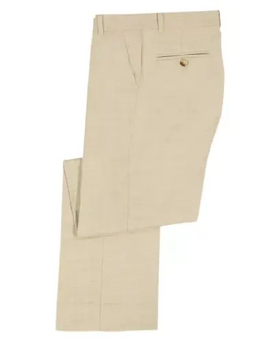 Boys' 8-20 Stretch Sharkskin Suit Pants - Beige - 4