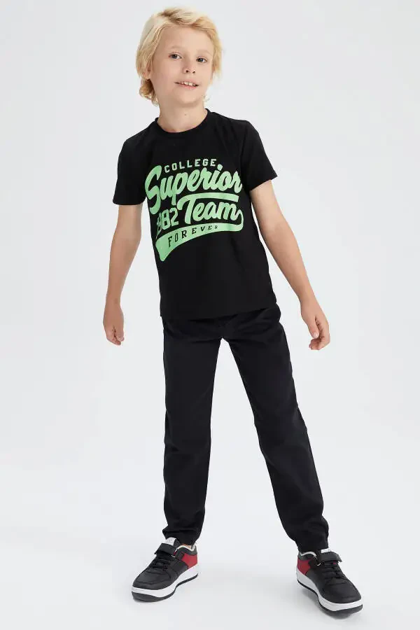 Boys' Anthracite Gabardine School Trousers - 3