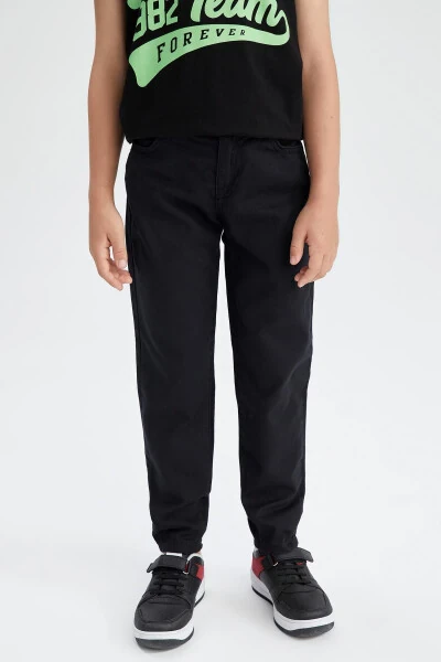 Boys' Anthracite Gabardine School Trousers - 6