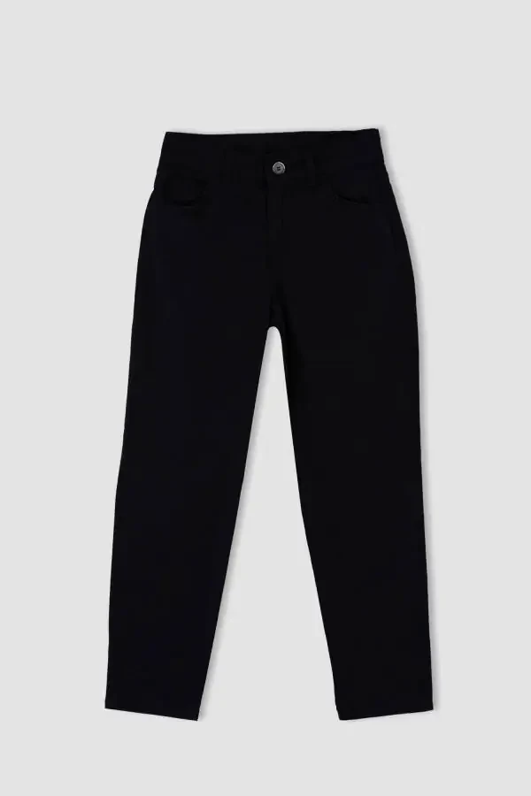 Boys' Anthracite Gabardine School Trousers - 8