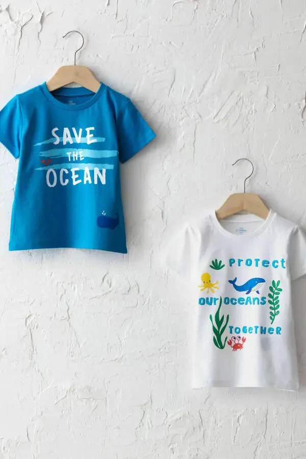 Baby Boy Optical White E5X T-Shirt - 1