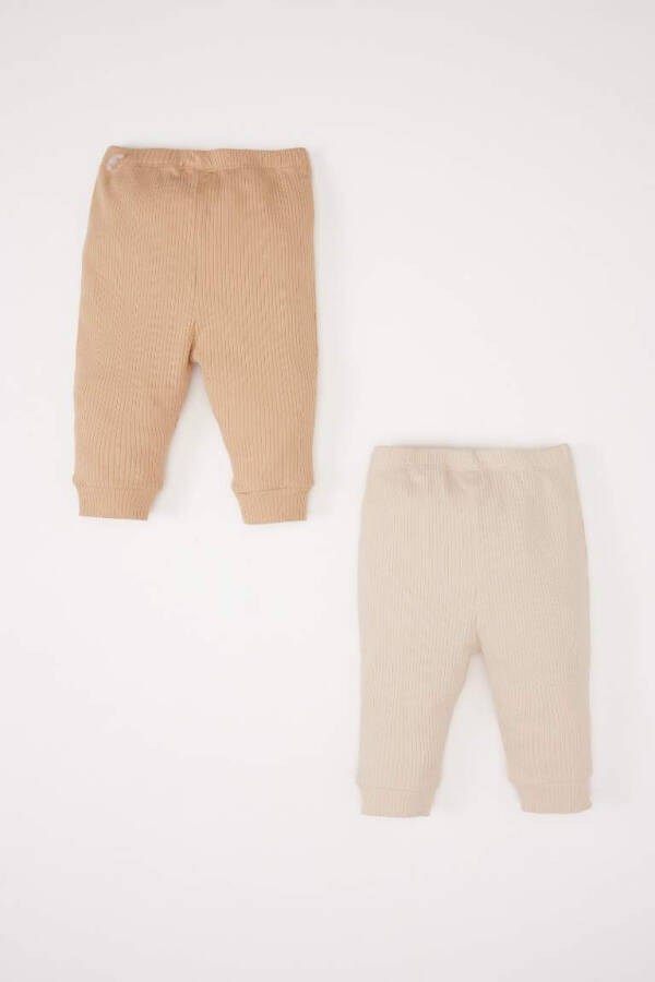 Boy's Baby Ribbed Undershirt 2-Pack Stone - 4