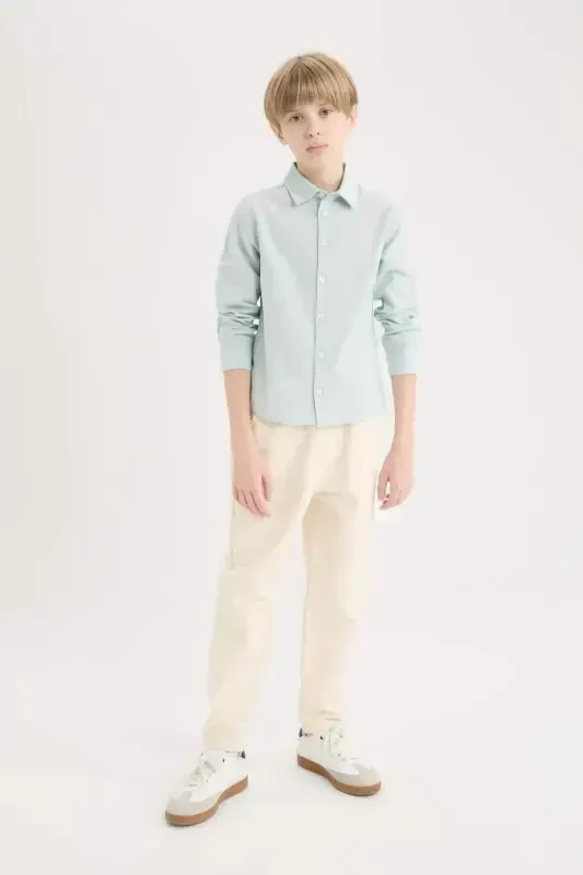 Boys' Balloon Fit Standard Leg Twill Pants B6709a824sp - 2