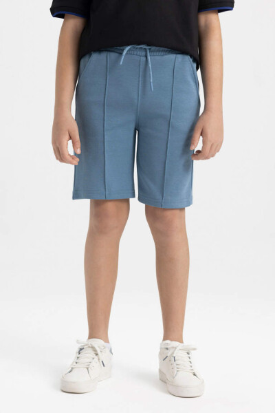 Boys Basic Bermuda Shorts Light Indigo - 5
