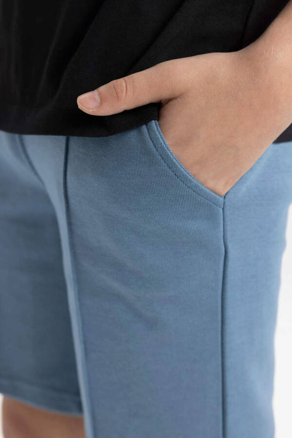 Boys Basic Bermuda Shorts Light Indigo - 6
