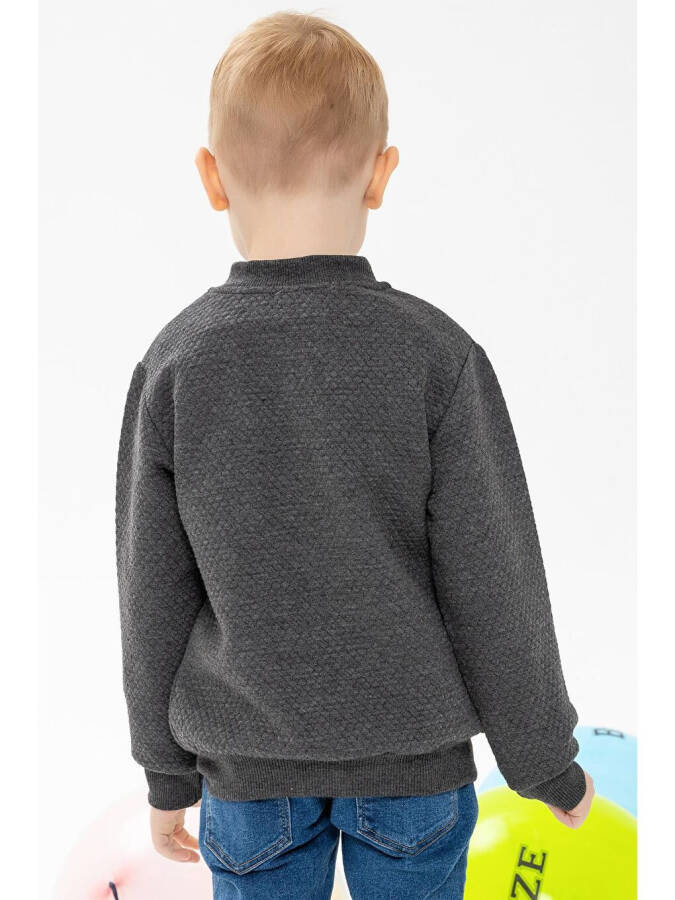 Boys' Basic Fleece Hoodie with Pocket and Emblem (2-4 Years) - 15