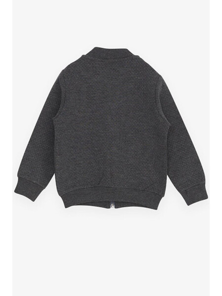 Boys' Basic Fleece Hoodie with Pocket and Emblem (2-4 Years) - 5