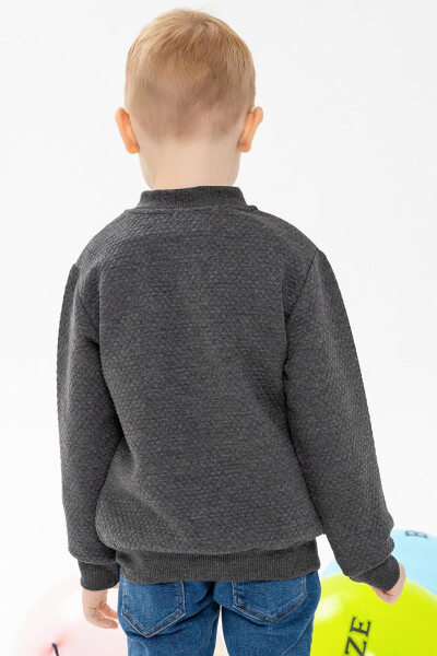 Boys' Basic Fleece Hoodie with Pocket and Emblem (2-4 Years) - 21