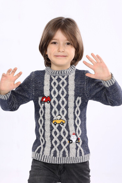 Boys' Basic Knit Sweater - 1