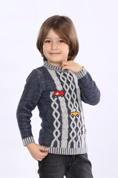 Boys' Basic Knit Sweater - 2