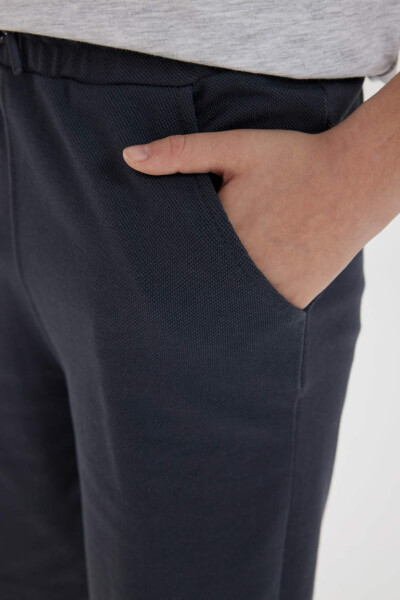 Boys Basic Piqué Shorts Anthracite - 5